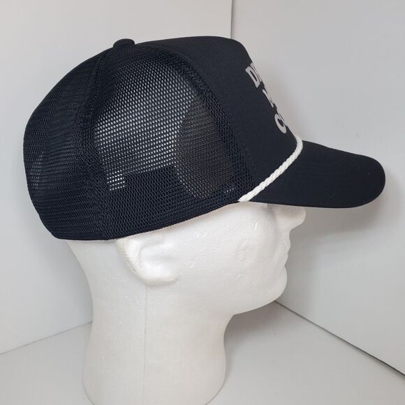 New Dutch Bros Drink More Coffee Trucker Hat Cap Black Mesh Snapback - Picture 6 of 8